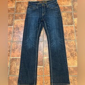 Cody James Men’s boot cut Leg Jeans in Dark Blue